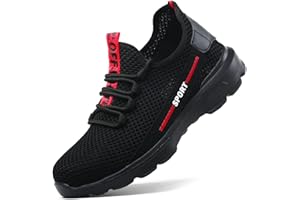 YUTCRE Safety Shoes Men Women Composite Toe Cap Trainers Ultra Lightweight Industrial Construction Work Sneakers