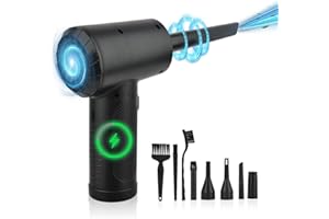 Vothen Compressed Air Cleaner for PC -Air Duster 51000RPM 3-Gear Speed, Reusable Air Blower Cordless Rechargeable 6000mAH, Replacement for canned air, for Laptop, Keyboard, Car Cleaning