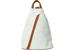 RS.FASHIONS Vera Pelle Genuine Soft Italian Leather Backpack Rucksack/fashion Shoulder Bag