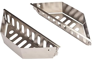 JX Panier à Charbon (Acier Inoxydable) pour barbecues Charbon 47/57 cm