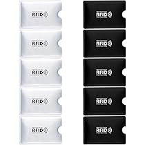 Custodie RFID Per Carte Di Credito - 24 Pezzi Bianche E Nere - Foto 2