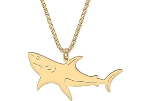 YAYAKO Delphin Halskette Anhänger Charms Edelstahl Meeresschildkröte Halskette für Frauen Mädchen Meer Tiere Schmuck