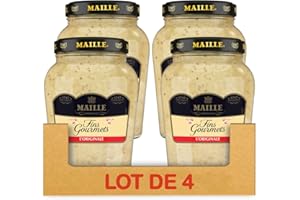 Maille Moutarde Fins Gourmets - L'Originale - Lot de 4 pots de 320g