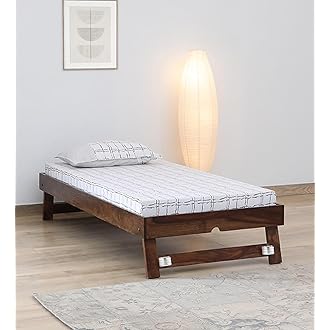Price History of Horten Sheesham Wood Single Bed In Provincial