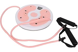 BRRNOO Fitness-Übungsscheibe für Core-Training Bauchtrainer mit Seil Gymnastikgerät für Taille und Hüfte Stabilisierung