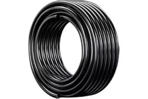 Luftslang, 10M/20M/50M/100M Pneumatiskt Rör Pu-slangar 4mm 6mm 8mm 10mm 12mm for kompressor Polyuretanrör(Black 20m,12x8mm)