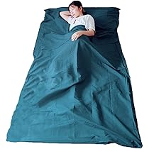 Sacco A Pelo Leggero Per Viaggi - Lenzuolo Igienico Per Hotel E Campeggio | Poliestere Morbido | Diverse Misure Single E Doppio