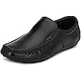 FENTACIA Genuine Leather Moccasin Formal Shoes for Men