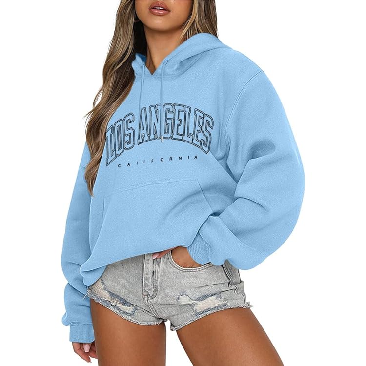 Brooklyn Hoodie Mädchen - Oversize Kapuzenpullover Mit Backprint