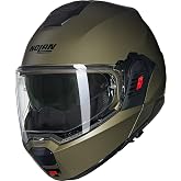 Nolan N120-1 Classico Mobile &Ccedil;enesi Arkaya A&ccedil;ılan Motosiklet Kaskı Mat Kahverengi 315 M