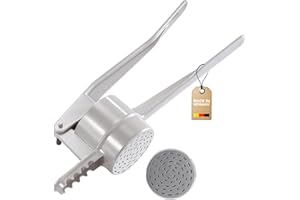 Westmark Spaetzle/Potato Press, With traditional holes for handmade-style spaetzle, Die-cast aluminium, Length: 41 cm, Spätzlechef, Silver, 61202260