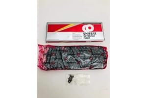 PGONA Chaine pour moto 428 140 maillons noir CHAIN 428 140 LINKS BLACK