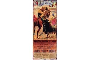 BY SIGRIS Placa Pared Plaza Toros Adorno Pared Placas Metal Colección Vintage Signes Grimalt Decor And Go
