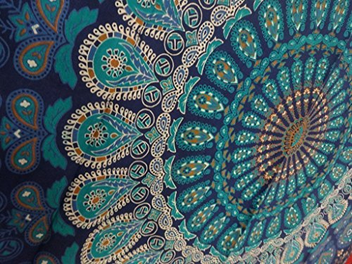 Tapestry Single Unique Wall Hanging Art Decor Mandala Tapestries Hippie Dorm 84X55 inches AAKRITI GALLERY