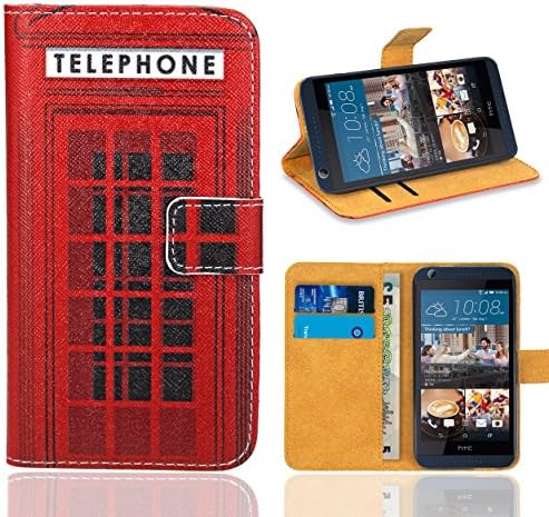 HTC Desire 626 / HTC Desire 626G Case, FoneExpert® Premium Leather Flip Wallet Book Case Cover For HTC Desire 626 / HTC Desire 626G (Pattern 12)