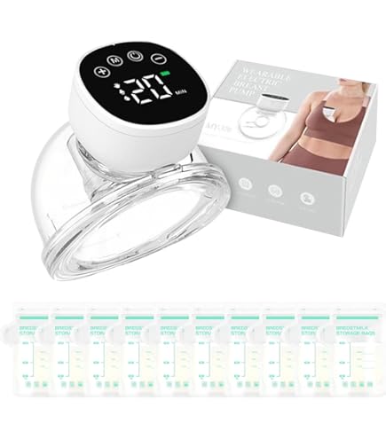 Tiralatte Elettrico Indossabile 2 Pezzi – Portatile, Con 4 Modalità E 12 Livelli, Flange 19-24 Mm, Silenzioso