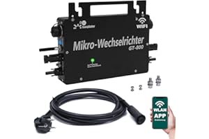SONGSOLAR Solar Grid Tie Micro Wechselrichter IP66 Waterproof Wasserdichter 800W Solar Micro Wechselrichter WLAN-Monitor MPPT Wechselrichter für Solar Grid