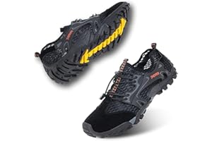 VTASQ Chaussures de Randonnée Homme Sandales de Marche Outdoor en Maille à Séchage Rapide Fermées Fisherman Été Plage Trekking Sandales Décontractées Respirant Antidérapant