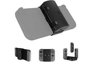 Remotto Enerjoy Pro - Batteria Ricaricabile per Nintendo Switch - Caricabatterie Portatile - Power Bank 10000 mAh 3 in 1: Ricarica Wireless, Telecomando e Base di Ricarica Joy-Cons