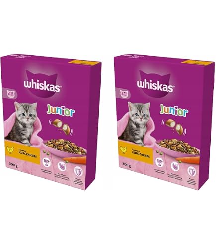 Whiskas Trocken Junior mit Huhn 1, 9kg : Amazon.de: Haustier