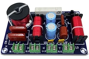 AMSIXO Divisor de frecuencia de altavoz de 3 maneras Filtro de alta fidelidad Filtro de placa distribuidora