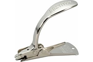 Bostitch Extracteur d'agrafes robuste pour bureau - Protection intégrée - Résistant à l'usure - Surface nickelée chromée