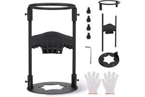 HEBERUCK Quick Holzspalter Manuell Spaltwerkzeug abnehmbar, Spaltkeil für sicher Holzsplitter Stahlkeilspitze split Leña, Holzspalter Kindling Brennholz Cracker, Stahl mit hohem Kohlenstoffgehalt