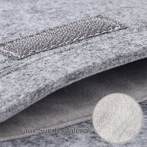 ProCase 6-Zoll-Hülsen-Koffer-Tasche, Tragbarer Filz Tragebeutel Schutzhülle für 5 – 6 „Zoll Tablette Smartphone E-Reader E-Book -Grau - 6