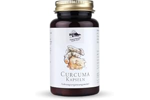‎KRÄUTERHANDEL SANKT ANTON KRÄUTERHANDEL SANKT ANTON - Curcuma - 323mg Curcuma Ionga Extrakt - Hochdosiert - Cholin und Piperin - Deutsche Premium Qualität (60 Kapseln)