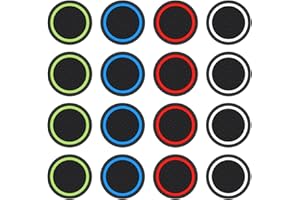 JEYORZY Silikonkappen für PS5, PS4, Xbox 360, PS3-Controller mit Grip, Schutzabdeckung und Gummi-Joystick-Analog-Kappen (16 Stück)