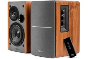 DIGITALIS R1280T Active Powered Bookshelf Speakers 42 Watts RMS and 2 x RCA inputs