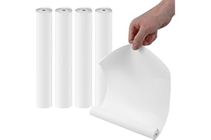BUCOMTU 4 Rouleaux Papier Thermique A4,Papier Thermique 210mm x 30mmx8.7m,Papier Imprimante thermique A4,pour papier d'impression d'erreur, Site web de fichiers Impression photo