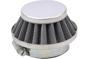 GOOFIT Filtro Arie 44 Minimoto Universal reemplazo para 2 Tiempos 47cc 49cc GSR46R GSR40 GSR40TS Scooter Pocket Bike ATV Quad Go Kart Plata