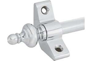 AMSKA INTERNATIONAL Set of 13, Stair Carpet Rods, Urn Finial, Polished Chrome, Suitable for Carpet Runners Up to 70 Centimetre Wide Or Narrow (Polished Chrome)