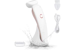 YUSVWKJ Lady Shavers for Women Bikini Trimmer Women Electric Razor for Women for Face, Legs, Underarms, Bikini Wet and Dry Rechargeable IPX7 Waterproof with LED Light Painless Portable Cordless