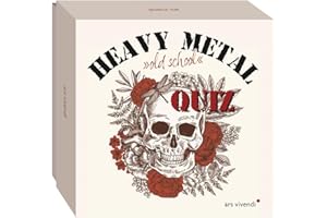 ARS VIVENDI Heavy Metal-Quiz – 66 Quizkarten über Bands, Songs & Metal-Geschichte | Musik-Quizspiel mit Anleitung | Geschenk für Metalheads & Rockfans