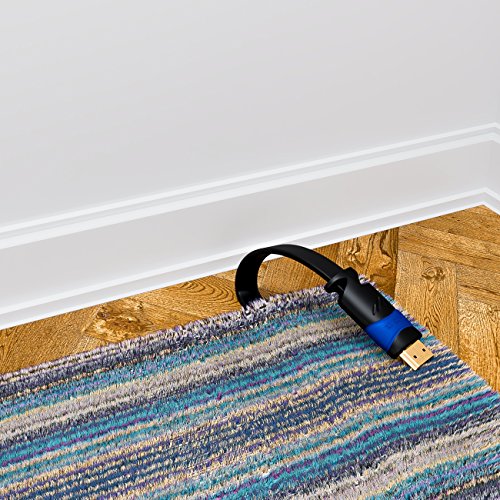 deleyCON 12,5m flaches HDMI Kabel – kompatibel zu HDMI 2.0/1.4 – UHD / 4K / HDR / 3D / 1080p / 2160p / ARC – High Speed mit Ethernet - 6