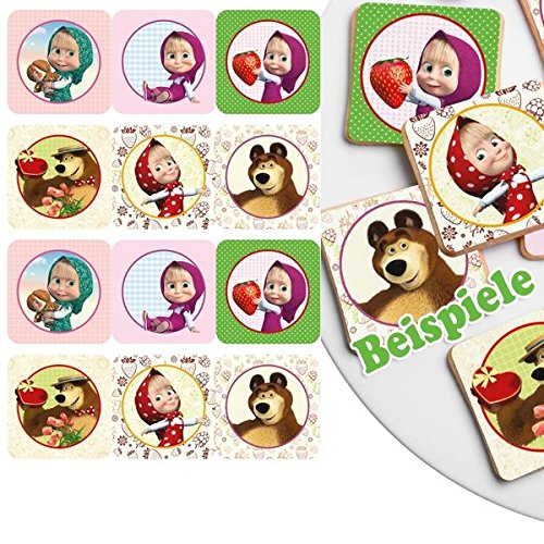 Preisvergleich Produktbild Mascha, essbare Zuckerbilder, 12er