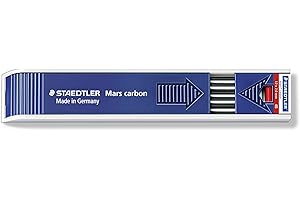 STAEDTLER Mars Carbon 4B Plastic Lead (Pack of 12) 200-4B