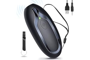 BUBBACARE Stop Dog Barking Device, Ultrasonic Anti Barking Devices for Dogs 16.4FT, Rechargeable Handheld Dog Barking Control Device Dog Barking Deterrent Dog training Tool Anti Bark Stopper for Most Dogs