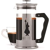 Bialetti - Preziosa French Press: Yaklaşık 1L kapasiteli kahve hazırlayıcı - 18/10 Paslanmaz &Ccedil;elik G&ouml;vde - Bulaşık Makinesind