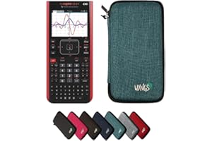 CALCUSO TI-Nspire CX II-T CAS con Custodia Protettiva WYNGS inclusa Turchese - Calcolatrice Grafica - Pacchetto Base