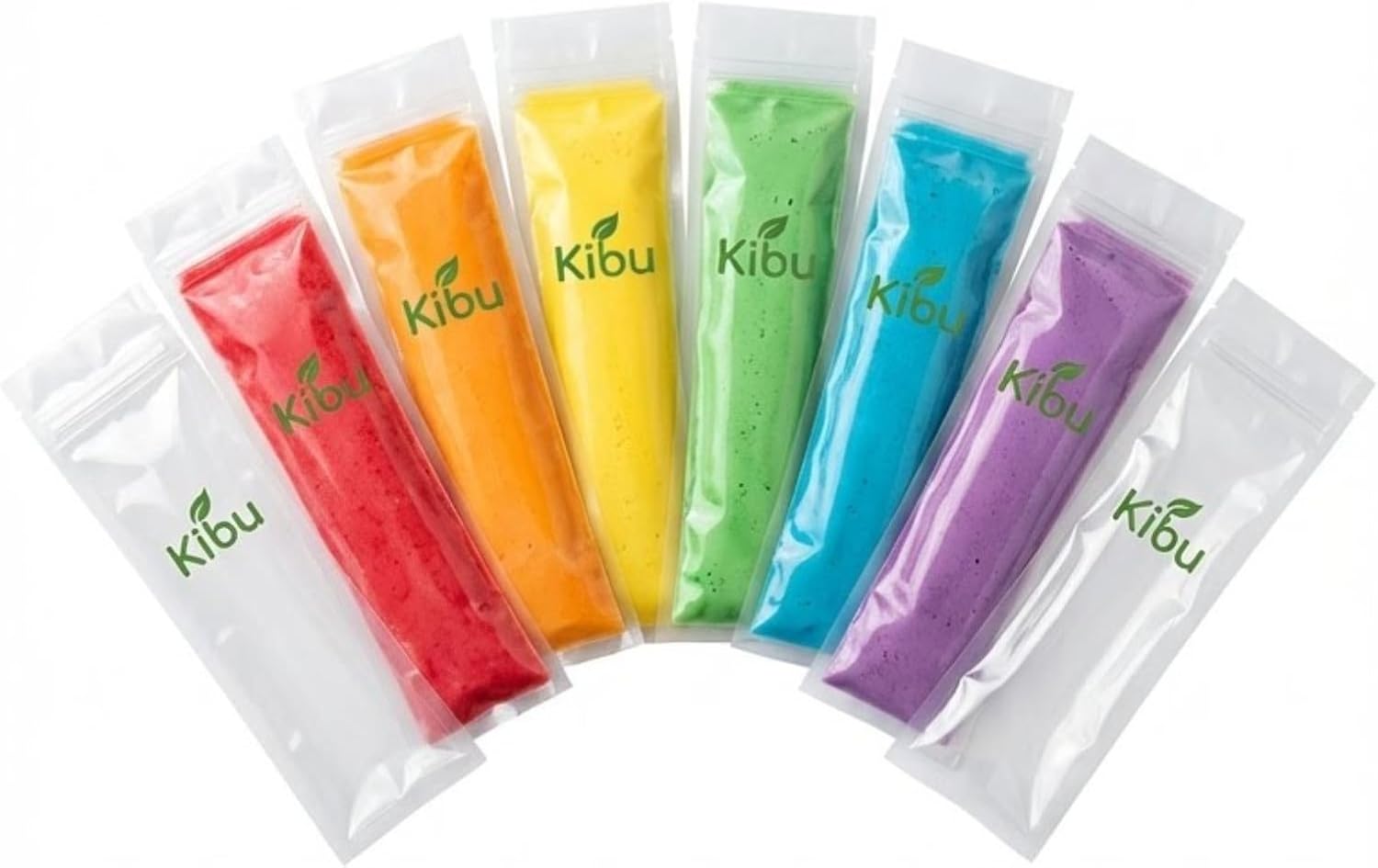 Kibbu. 150 Pack Bolsas de Helado Flash para Hacer Palitos de Hielo y Postres Congelados Plástico Duradero Bolsas Flash de Verano Refrigerantes para Almacenamiento de Helado