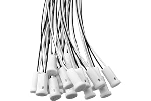 BuxiuGK Pack of 20 G4 Lamp Holders, 20 cm, G4 Base Lamp Holder with Ceramic Holder for G4 Lamps Home Supplies