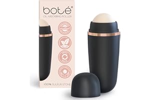 ‎BOTÉ BOTÉ Ölabsorbierender Vulkanroller für das Gesicht I Mattierender Gesichtsroller für ölige Haut I Extra feinporiger Vulkanstein der Güteklasse 1