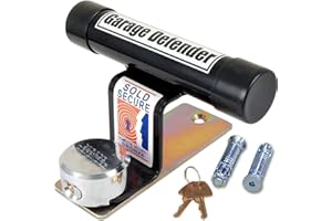 PJB British Made Black Powder Coated Garage Defender Master - Best Garage Security