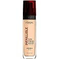 L'Oréal Paris Infallible 32H Fresh Wear Foundation, Full-coverage, Longwear, Weightless Smooth Finish, Water-proof and Transfer-proof, with Vitamin C + SPF 25, 100 Linen
