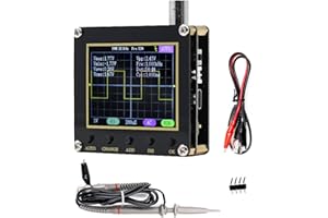 YWNYT 138Pro Mini Handheld Digital Oscilloscope Kit,2.4” LCD Screen Portable Automotive Oscilloscope 200Khz Digital,2.5Ms/s Sampling Rate, 80khz Pwm, Trigger Function Auto/Nomal/Single