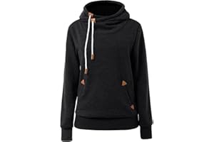 Cindeyar Damen Hoodie Winter Pullover Kapuzenpullover Langarm Baumwoll Mischung Warmer Sweatshirt Kapuzenjacke