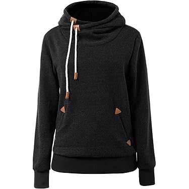 Damen Hoodie Mit Fleece-Futter – Kapuzenpullover Mit Reißverschluss & Taschen Für Herbst/Winter